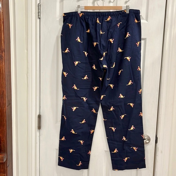 GAP Flannel Cotton Navy Dog Pj’s Pyjama Pants - Picture 5 of 11